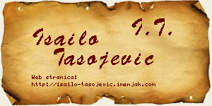 Isailo Tasojević vizit kartica